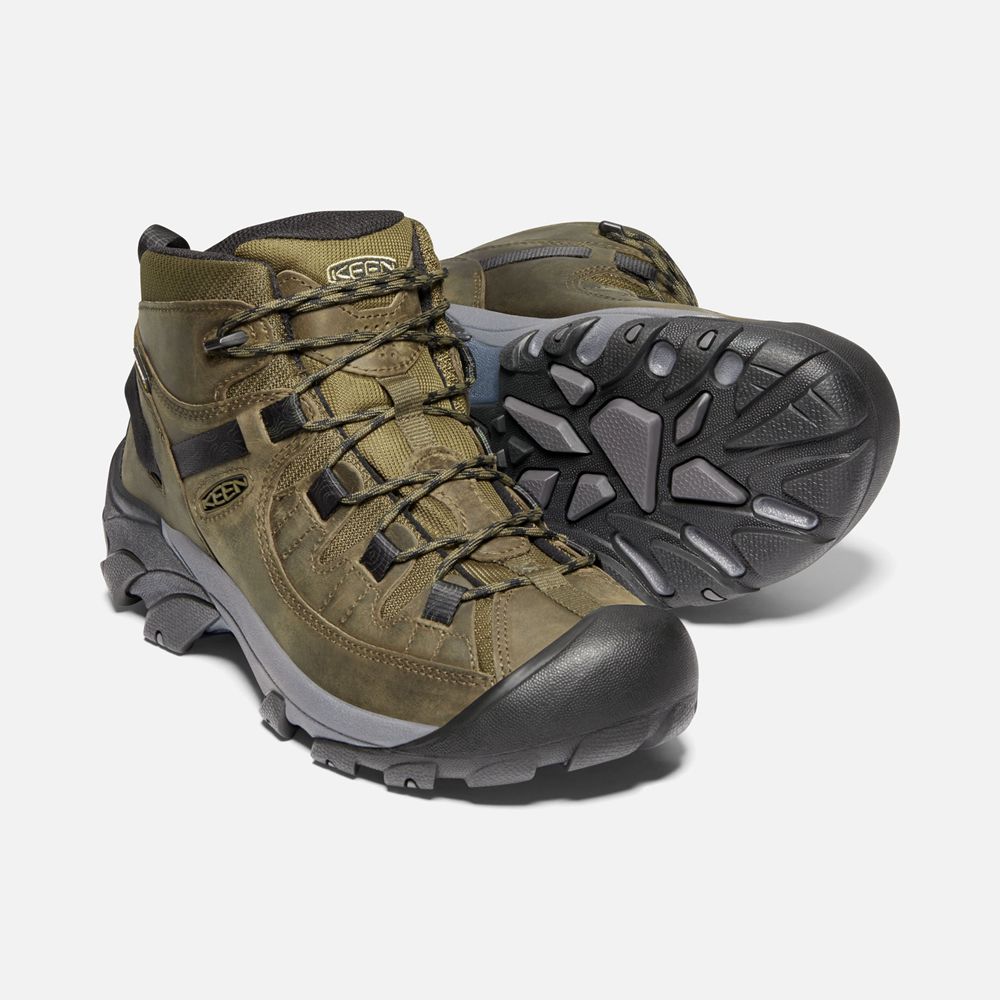 Cizme Keen Romania Barbati Masline Verzi/Negrii Targhee Ii Waterproof Mid 4508-CFOEV